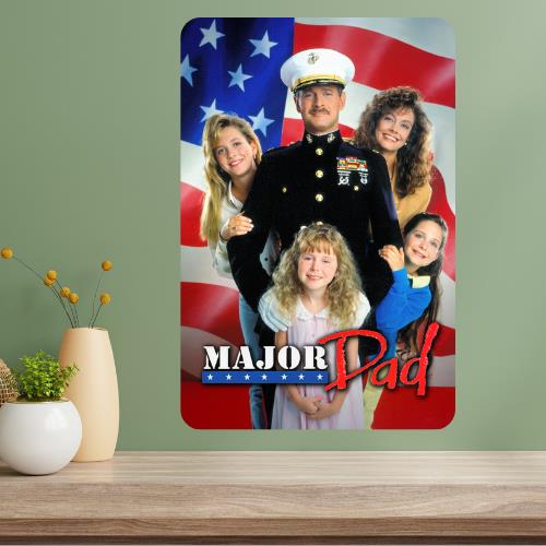 

Major Dad Classic TV Show Metal Poster Sign 20x30cm（7.8x11.8inch）