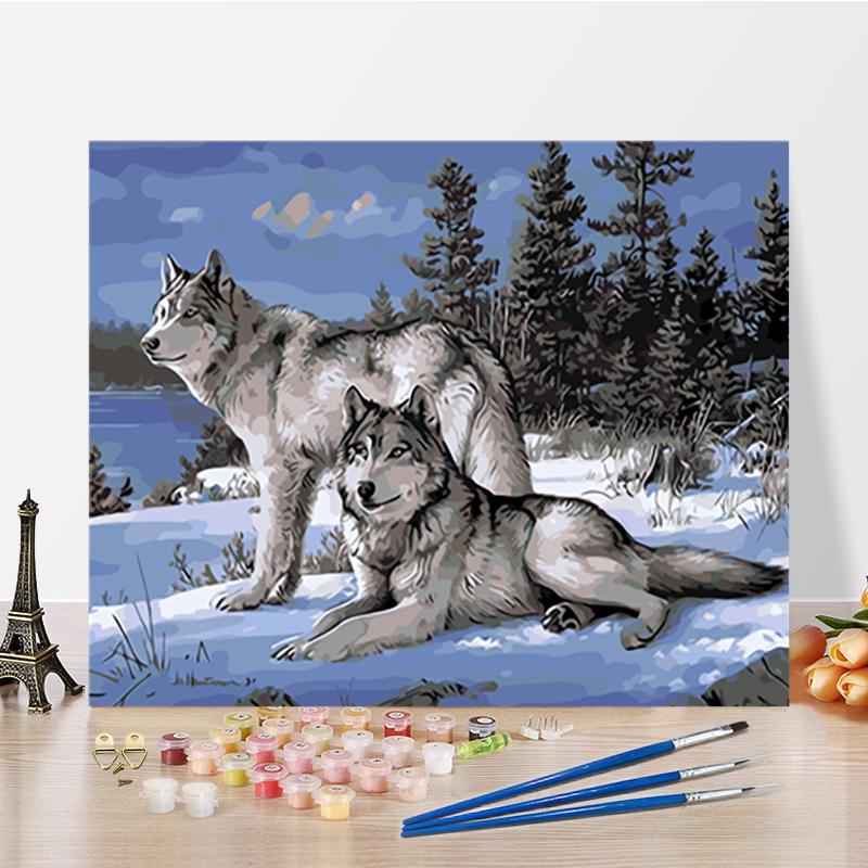 

DIY картина по номерам цифровая живопись маслом искусство цифры живопись ремесла украшения дома хобби