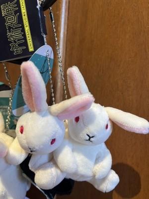 USJ Jujutsu Kaisen 2026 Collab Megumi Fushiguro Rabbit Shoulder Plush Keychain