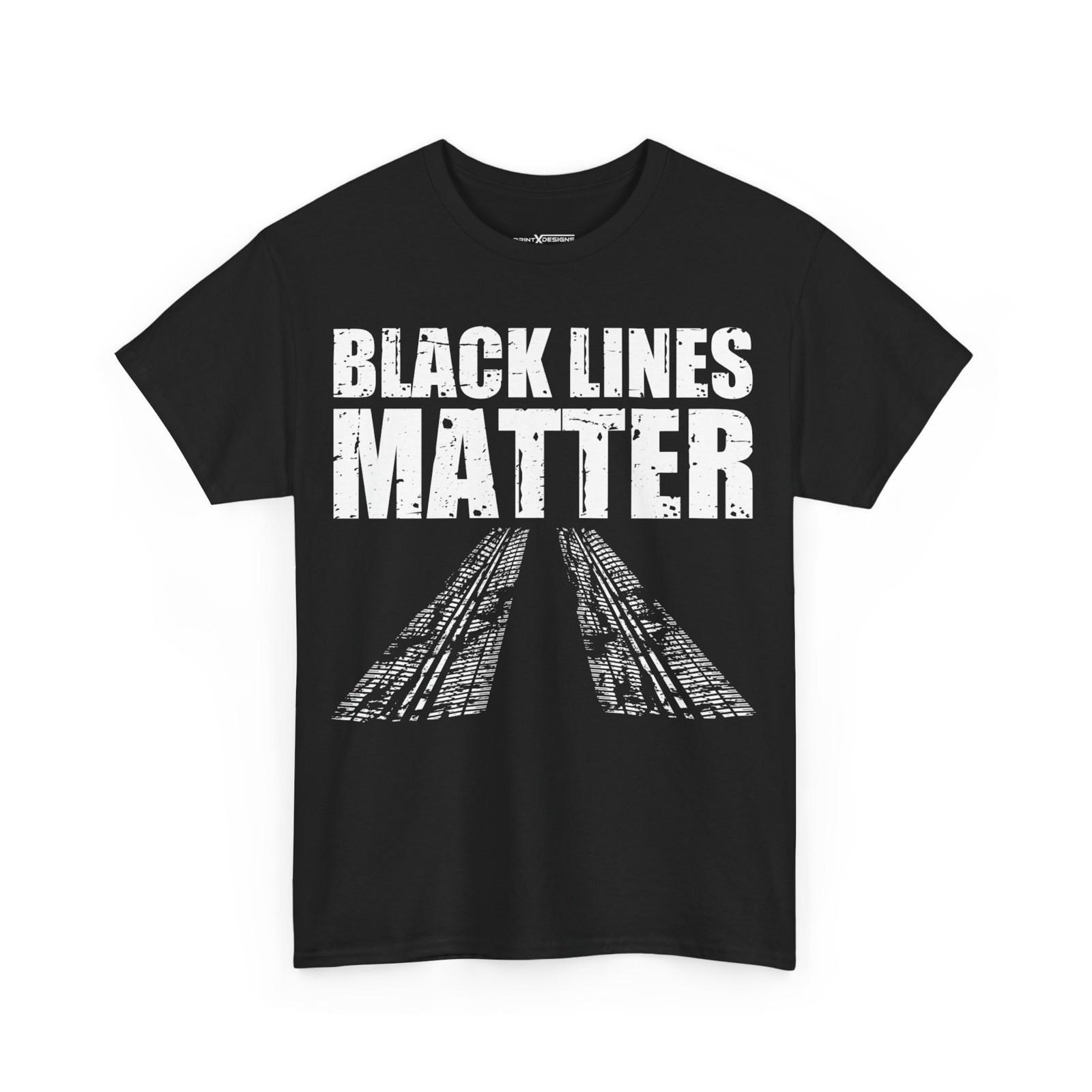 Black Lines Matter Shirt S разноцветный