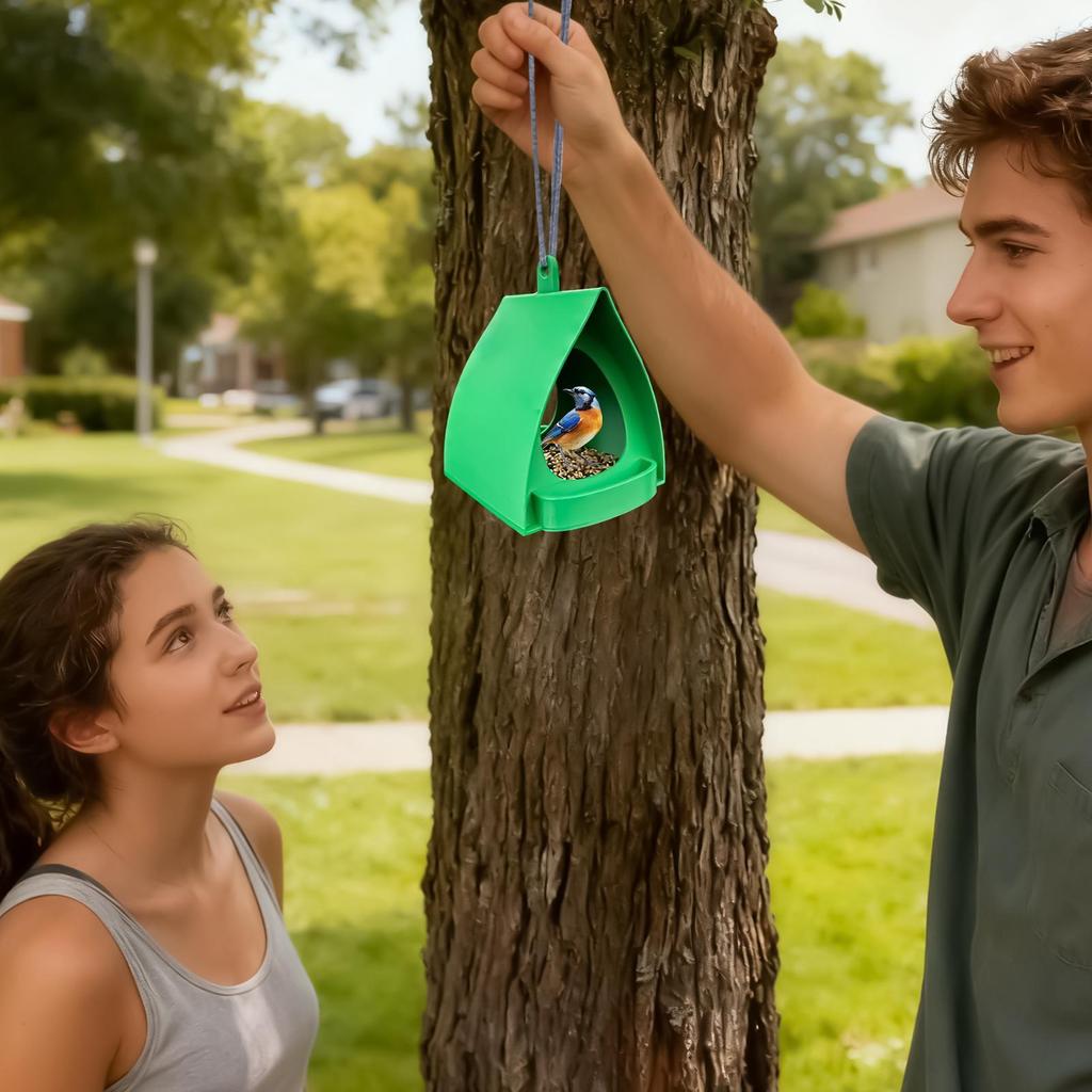 outdoor hanging bird feeder artificial bird nest Hangable Mounted Bird House for Outside Garden Winter Balcony Squirrel