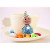 Cute Snowman Keychain For Women Sparkling Rhinestone Zinc Alloy Christmas Gift