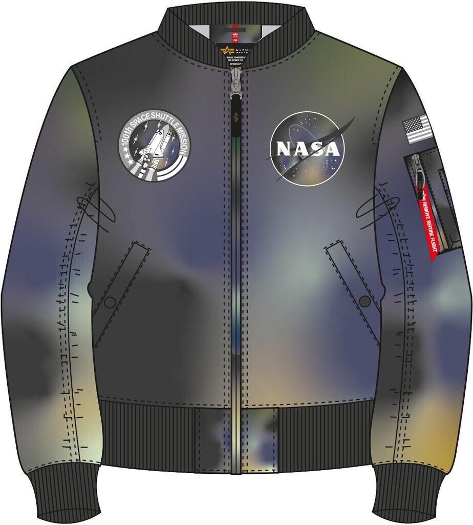 Alpha Industries MA-1 Nasa Reflective зимняя куртка (128112) антрацит