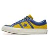 One Star Academy Casual Wrapping Non-Slip Lightweight Low-Top Board Shoes Unisex Yellow and Blue