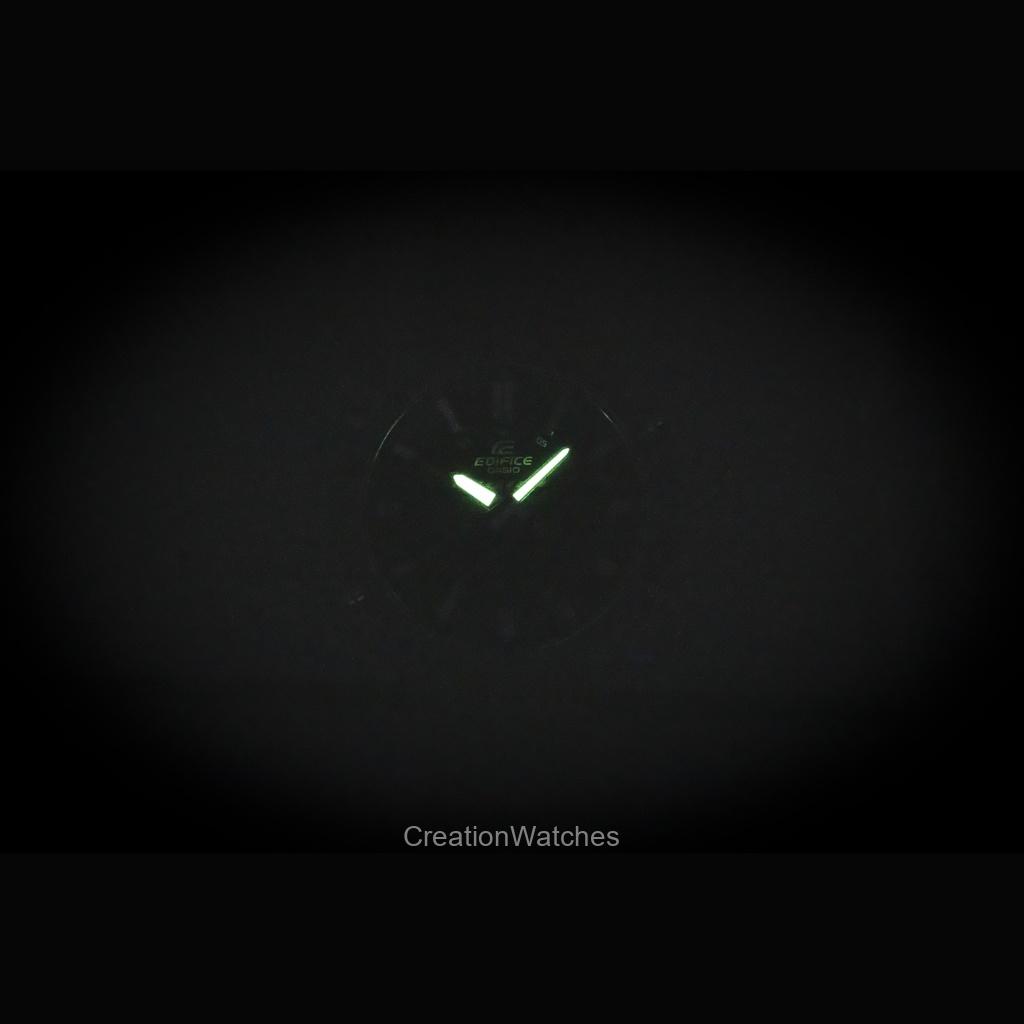 Casio Edifice Analog Digital Stainless Steel Black Dial Quartz EFV-C120D-1A4 100M Men's Watch