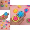 Plastic Spin Gyroscope Toy For Children With Colorful Candy Design And Traditional Play Use