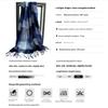 Meier Wool men's plaid scarf, fringed Korean version of autumn and winter warm cashmere scarf