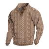 Spring And Men's Standing Collar Sweatshirt Is Outdoor Casual Sweaters Tops