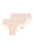 Smooth Cotton Women's Briefs (2 Pack) with LPC 162 Lace