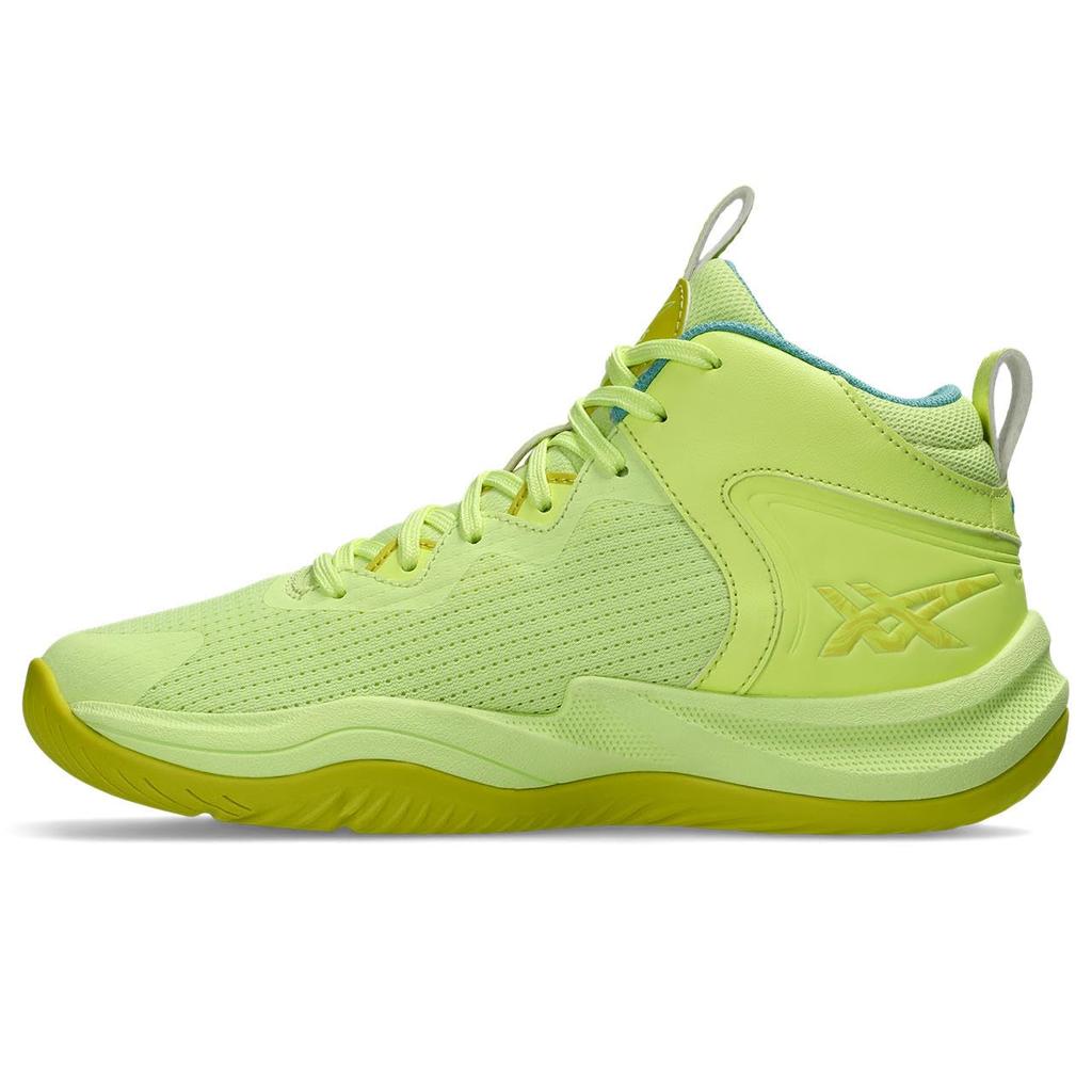 Asics NOVA SURGE 3 GS Basketball Shoes Size 751 Size 2E (1064A017), Unisex, (Lucid Yellow/Cactus), 22.5 Cm,