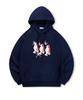 [Non-Fleece Or Fleece-Lined] Running Crew Printed Hooded Sweatshirt (Type B)