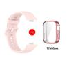 Silikonový řemínek pro hodinky Huawei Watch Fit 3 náhradní řemínek pro Huawei Watch Fit3 Řemínek s ochranným pouzdrem