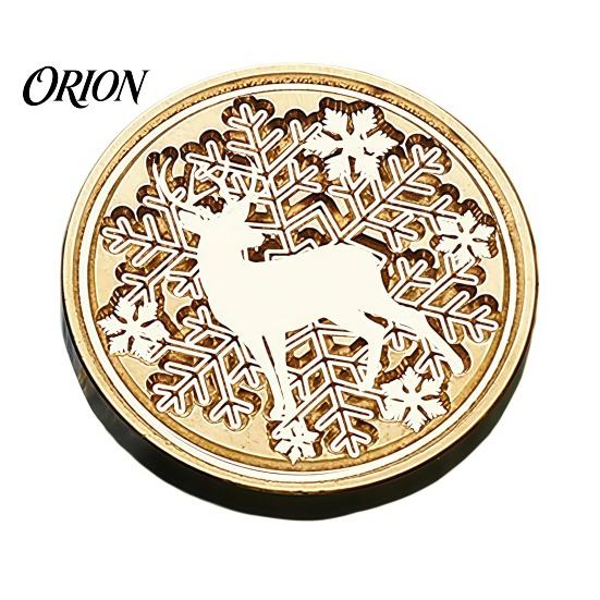 Metal Wax Stamp Head Brass Seal Heads, Alphabet Christmas Embossed Sealing Wedding Invitation for Envelope Gift Wrapping Journal Scrapbook Decor