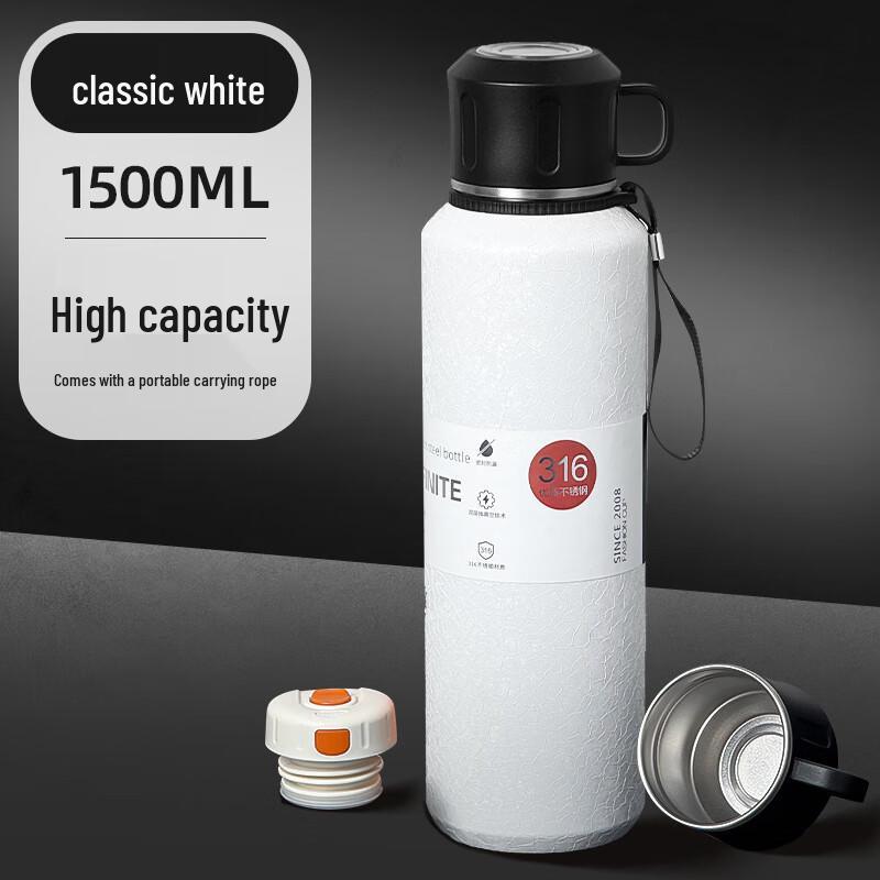 MRSIKEY 316 Stainless Steel Insulated Outdoor Sports Bottle