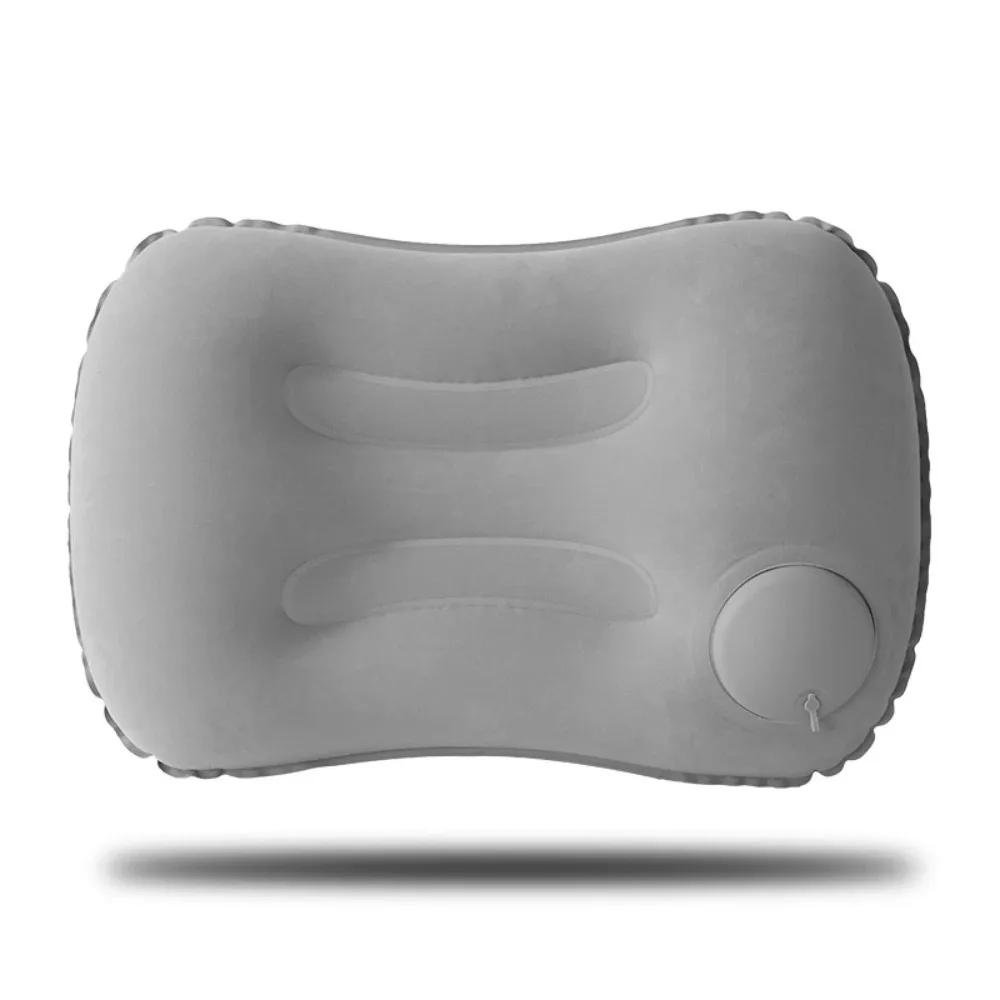 Portable Comfortable Inflatable Pillow, Camping Pillow, Pool Pillow, Ultra Soft Car Pillow for Neck and Lumbar Support
