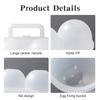 1/2Pcs 2 Grid Egg Box Portable Egg Holder Anti Shake Egg Organizer Box Multifunctional Boiled Egg Holder Case for Camping Picnic