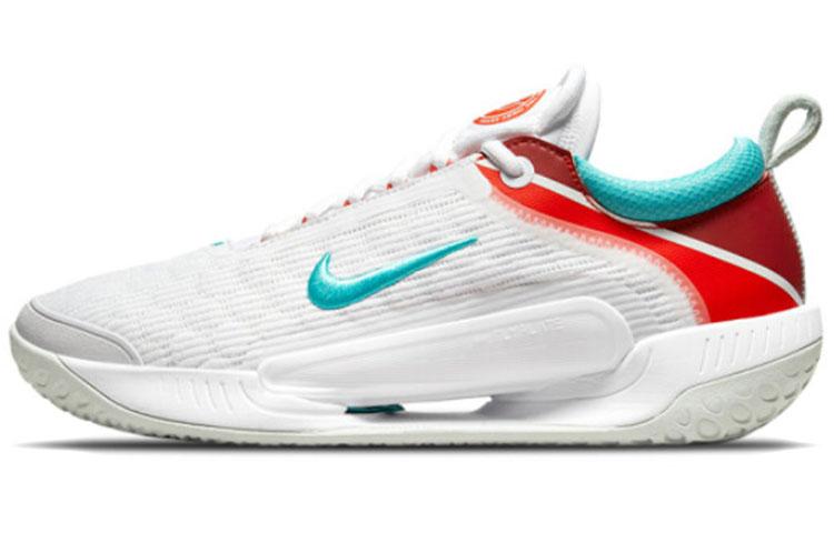 Nike Court Zoom Nxt  White Habanero Red Washed Teal  DH0219-136 42