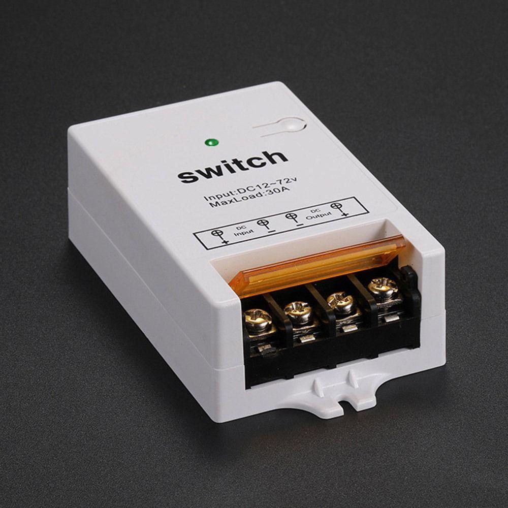 Micro Receive Remote Control Switch DC 12V-72V LED Lamp Controller Mini Relay Smart Switch  Fans