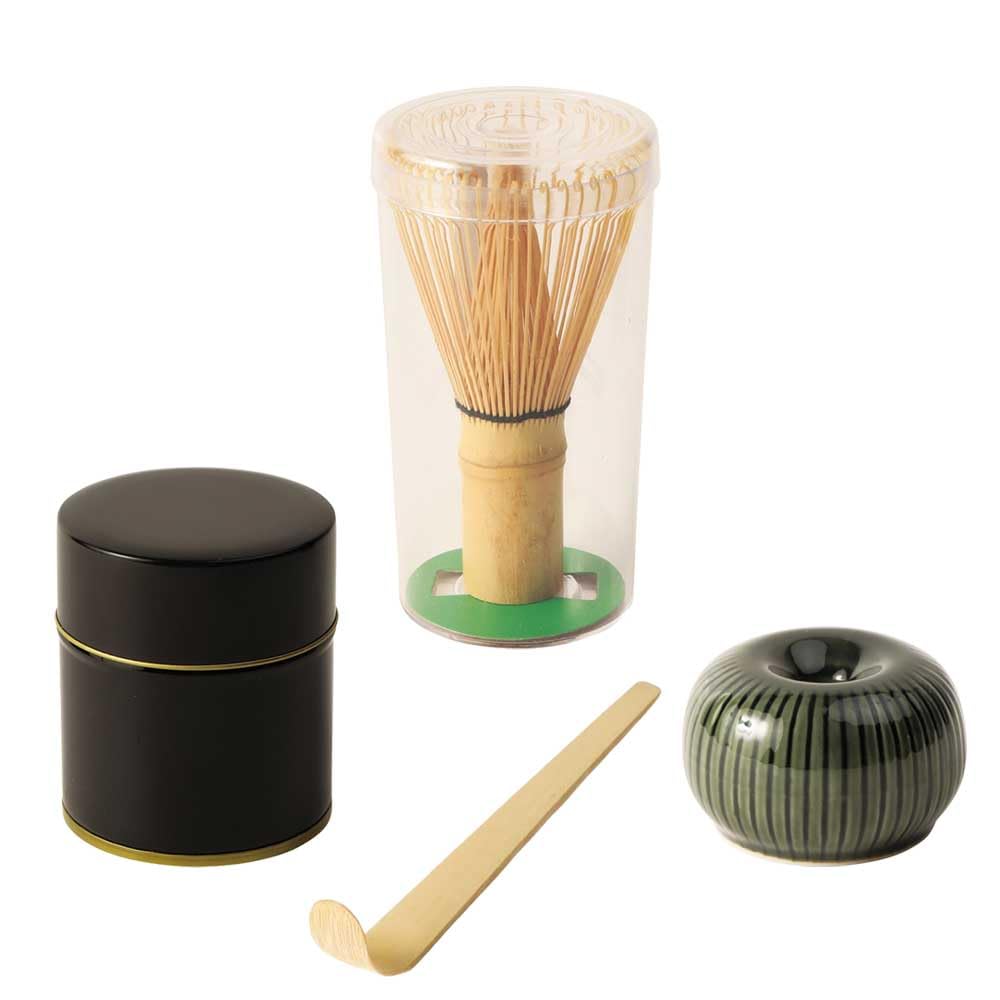 Yamaco Matcha Tea Ceremony Goods Set 788521 Tea Ceremony Utensils 4-Piece [Japanese Set]
