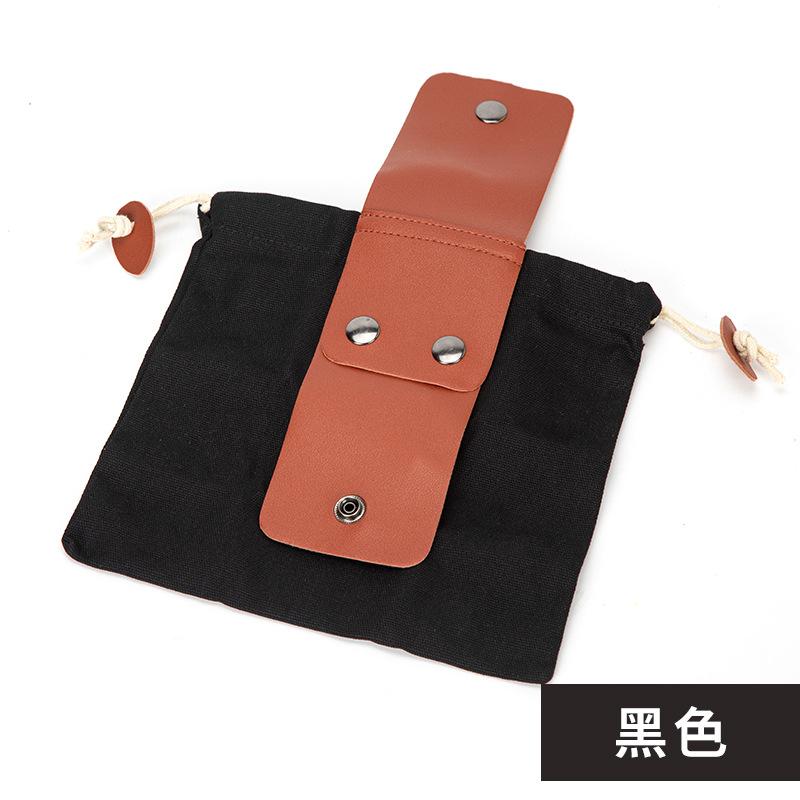 1pc Outdoor Foraging Bag Fruit Picking Bag Waist Hanging Tool Waist Bag Bundle Bag Folding Canvas Tool Storage Bag