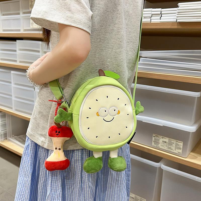 2025 Summer New Trendy Fashion Versatile Cartoon Messenger Bag Simple Style Cute Cartoon Printed Bag Female