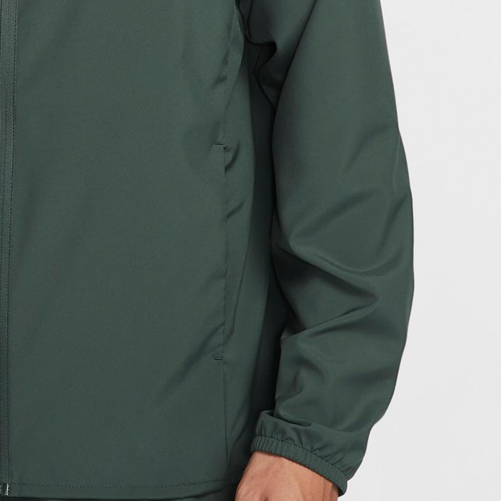 Nike Loose Breathable Polo Collar Hooded Long Sleeve Jacket Men Jackets Green FB7483-338