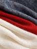 MUI-Style Merino Wool Double-Zipper Lapel Long-Sleeve Shirt for Spring/Autumn