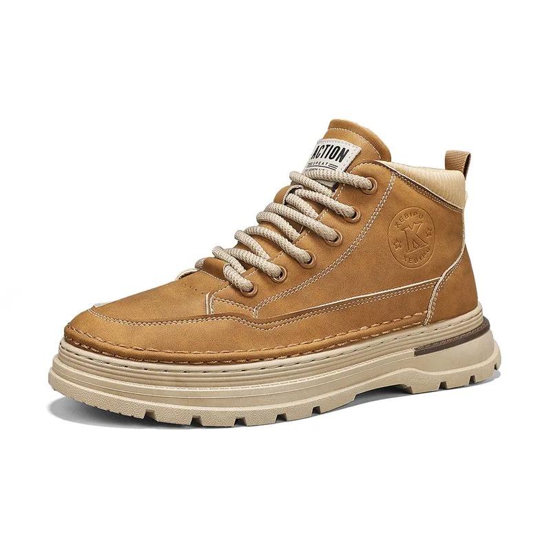 2024 Spring and Autumn New Thick Bottom High Top Retro Casual Shoes Classic Men's Fashion Trend Versatile Running Sports Shoes