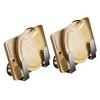 2Pieces Wall Mounted Pot Lid Holders Set Without Drilling Required Convenient for Small Kitchens and Limited Space