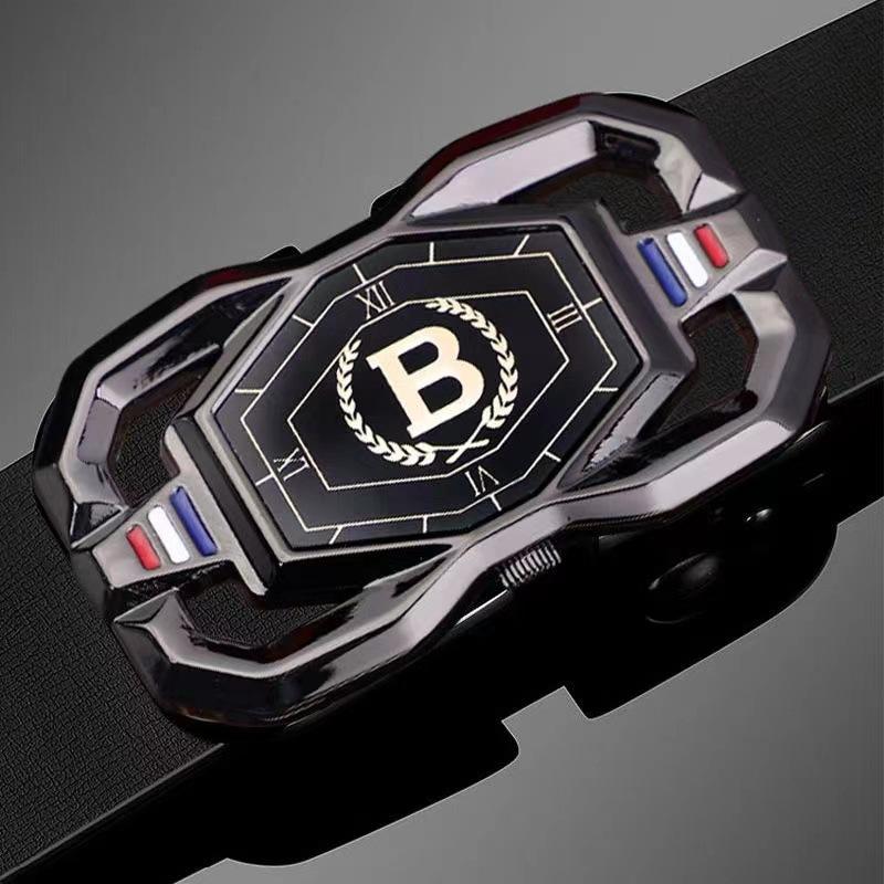 Internet Men'S Toothless Automatic Buckle Belt Casual Pants Belt Plenty