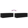 TV Cabinets 2 pcs Black Oak Effect 80 x 31 x 25.5 cm