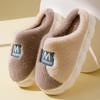 Cotton slippers women spring and autumn winter plush non-slip home use home indoor warmth couple winter men