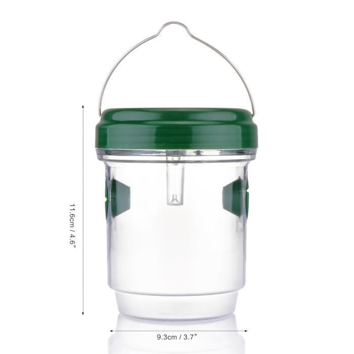 Wasp Trap; Flies; Solar with LED Light; Set of 2
