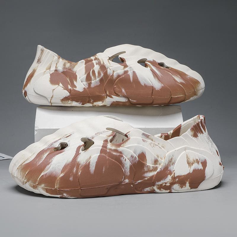 Moda Estiva Pantofole da Uomo Sandali Zeppa Camouflage Scarpe da Giardino Esterno Pantofole Comode Infradito Scarpe Casual da Casa per Coppia