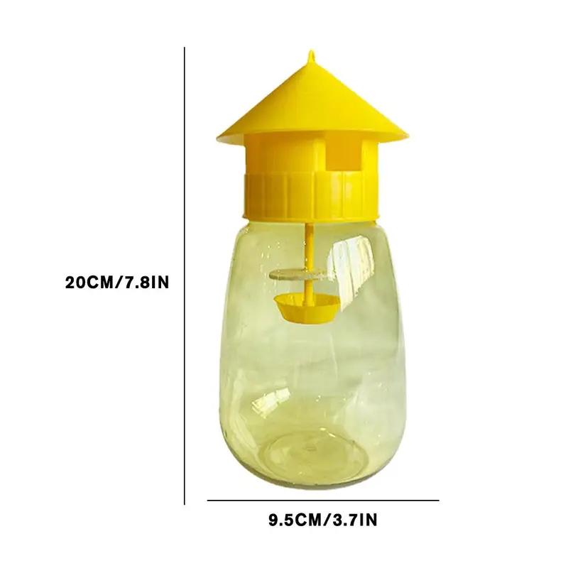 3PCS Orchard Fruit Fly Catcher Yellow Drosophila Trap Outdoor Pest Control Tool