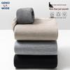 GENIOLAMODE Men's Plush-Lined Thickened Round Neck Sweater