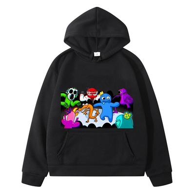 Rainbow Friends Hoodies Kinderkleidung Mädchen Jungen Sweatshirt Anime Hoodie Y2K Sudadera Fleece Pullover Lässige Kinderkleidung