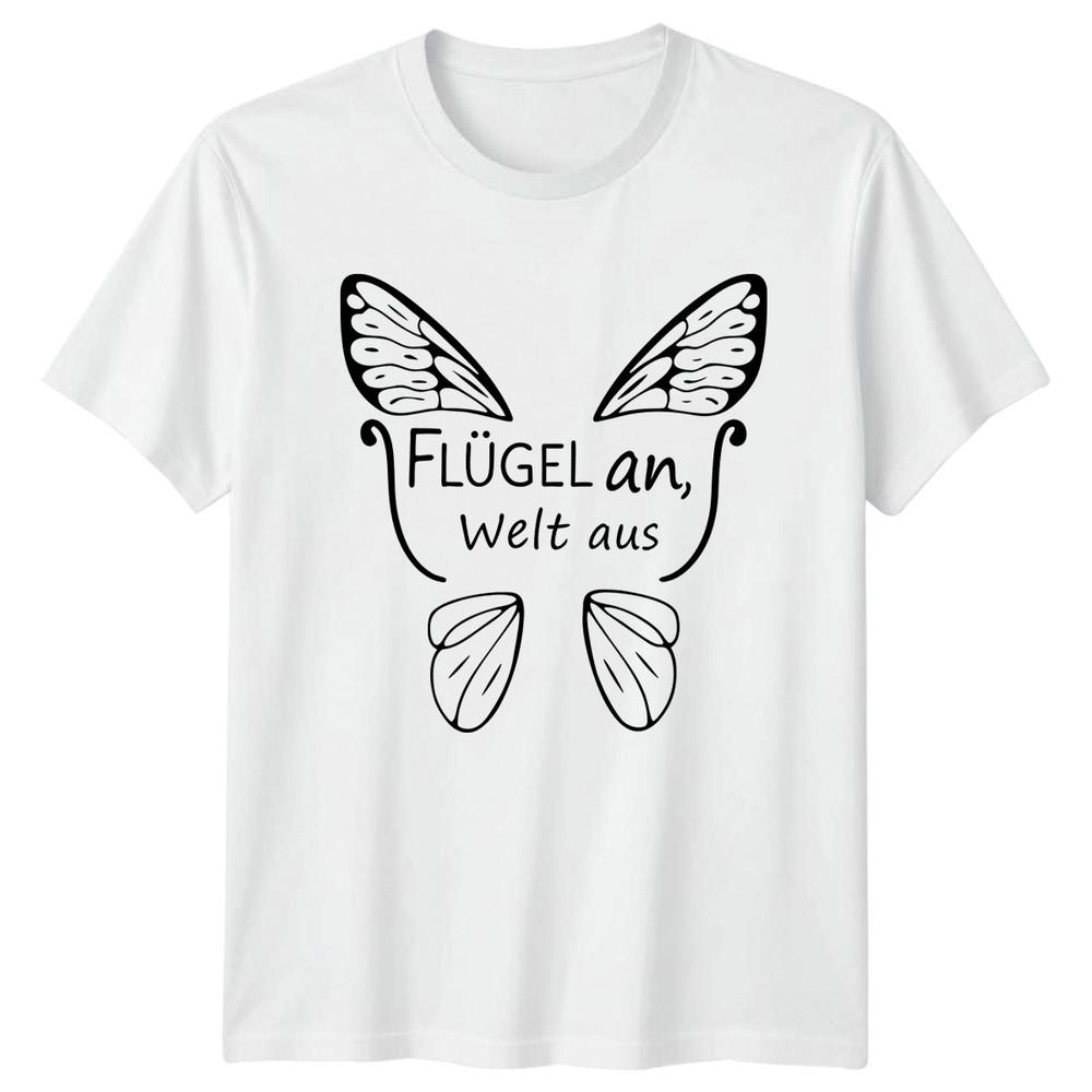 Flgel An Welt Aus Unisexs TShirt Butterfly Lifestyle Birthday Gift For Her S