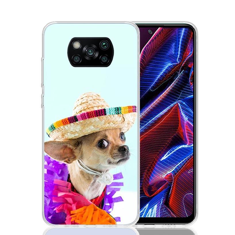 Chihuahua Puppy Teacup Dogs Case Phone Cover for Xiaomi Poco X3 Nfc X5 X6 X7 X4 Gt F7 Ultra F6 F5 Pro F4 F3 M5S M5 M4 M3 5G Tren