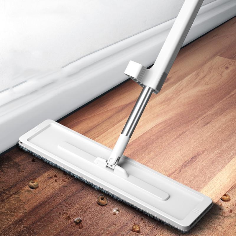 360° Rotating Microfiber Flat Mop - Large, Absorbent, Hand-Wash-Free Mopping for Easy Cleaning