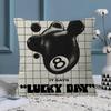 Black And White No Ball Art Pillow Cushion Cover Pillowcase Living Room Sofa Home Decor Customized