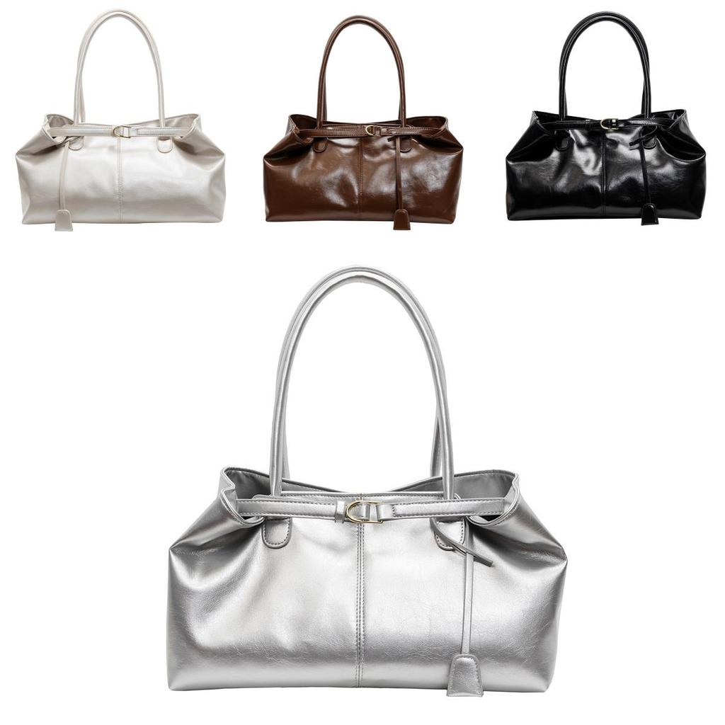 Borsa Morbida in PU per Donna con Chiusura Magnetica e Tasca Interna con Zip Perfetta per l'Uso Quotidiano