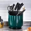 Cutlery Storage Rack Large Capacity 360-degree Rotation Chopsticks Fork Spoon Container Home Supplies