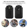 Men PU Leather Phone   Retro   Case Waist Bag Sheath with Waist Clip   and Carabiner for Outdoor