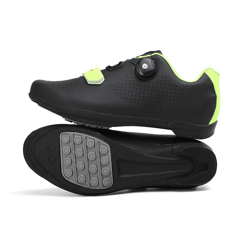 Unisex Road Mountain Bike Cycling Shoes Hard Sole Clipless Compatible Breathable Supportive Gym Indoor Trainer