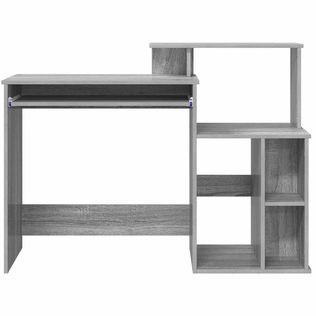 Desk in Grey Sonoma 120.5 x 44 x 88.5 cm engineered wood