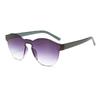 Frameless One-Piece Sunglasses, One-Piece Dopamine Rimless Sunglasses, Candy-Colored Men'S And Women'S Sunglasses