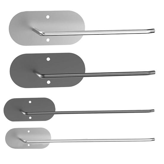 2 Stück Becherdeckel Organizer Edelstahl Kein Multifunktionsbohrer Klebstoff Unter-Schrank Stahl Küche Papierhandtuch