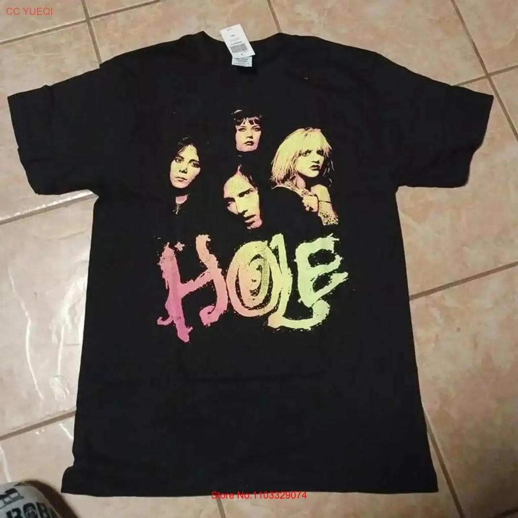 Hole Gradient Group Concert Tour Photo T shirt Reprint S 5XL vintage Washed homme Soft Breathable streetwear Comfortable