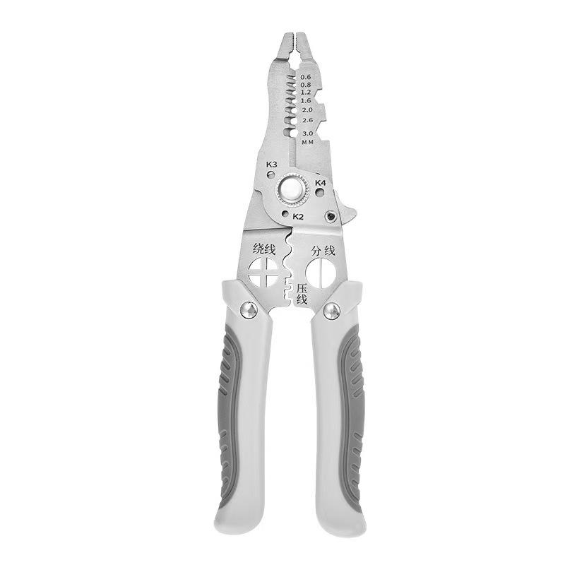 Multi Functional Wire Stripping Pliers 21 In One Pliers for Electricians To Crimp and Guide Winding Cutting Electricians Tools